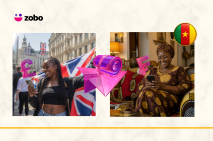 Money transfer to Cameroon from the UK with Zobo